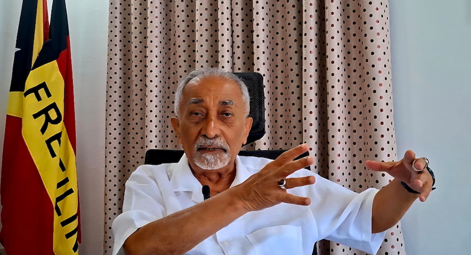 Former prime minister and Fretilin’s secretary general and co-founder, Mari Alkatiri/Naldo Rei